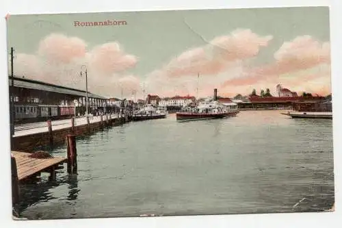 Romanshorn. alte Ansichtskarte. jahr 1907