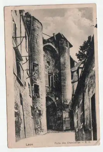 Laon. Porte des Chenizelles. Feldpost. jahr 1915
