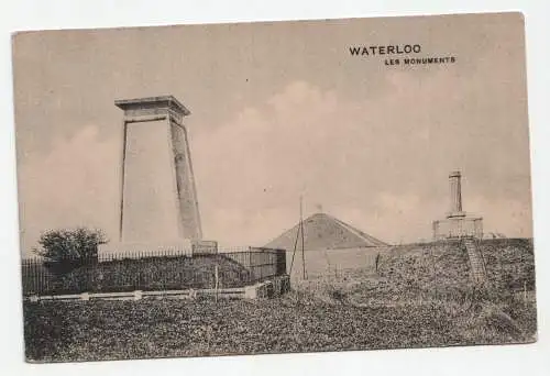 Waterloo. Les Monuments.
