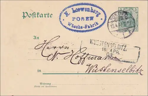Bavière: 1903 actualité de Poznan à Süddenselbitz