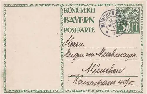 Bavière: affaire entière 12.3.1911.