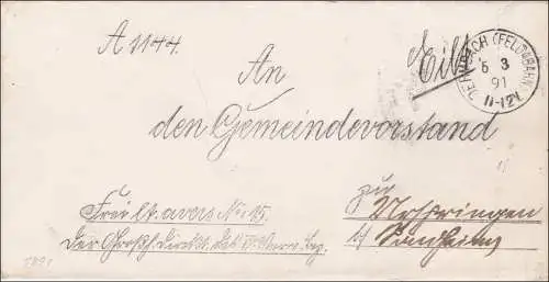 Dermbach/Feldabahn 1891 nach Sondheim