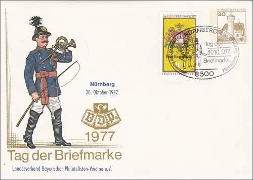 Ganzsache:  Tag der Briefmarke 1977