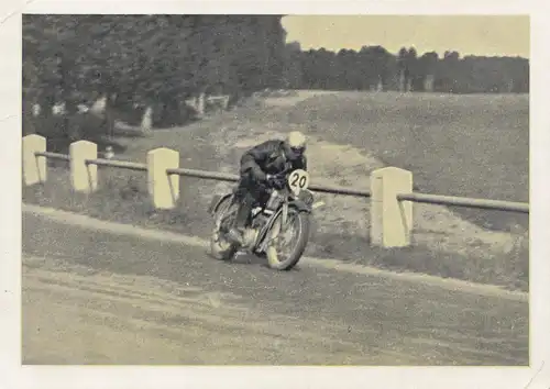 Motorradrennen Pardubice 1938 mit Sonderstempel