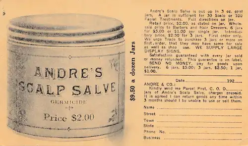 A propos des États-Unis: Andres Scalp Salve, Chicago Illinois