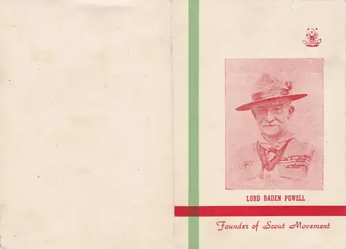 Pakistan: Lord Baden Powell-Boy Scout Jamboree 1958 - Gedenkheft