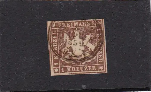 Wurtemberg Minr. 6d, cacheté, BPP examiné