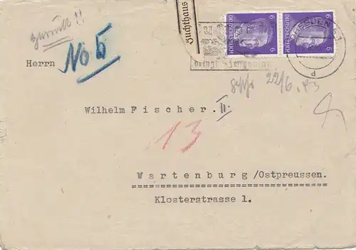 Censure: 1943: Dresde - Attendez, ZUCTHAUS Sartenburg