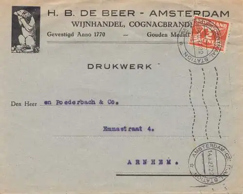 Pays-Bas: 1927: Amsterdam comme un objet d'impression après Arnhem