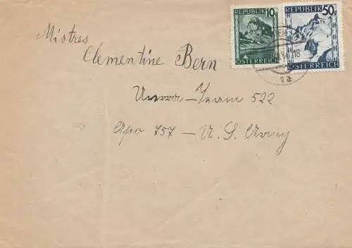 Autriche: Lettre de Vienne en 1936.