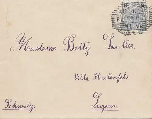 Autriche: 1899: Feldkirch après Luzern