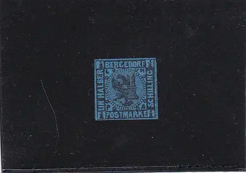 Bergedorf: Minr. 1b, ** postfrisch