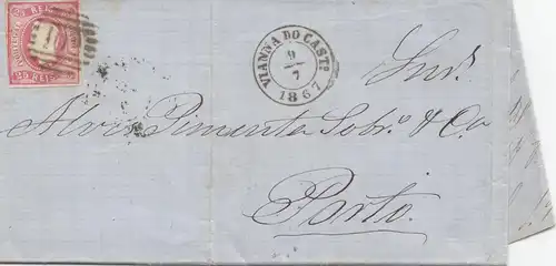 Portugal: 1867 Vianna Do Cast nach Porto