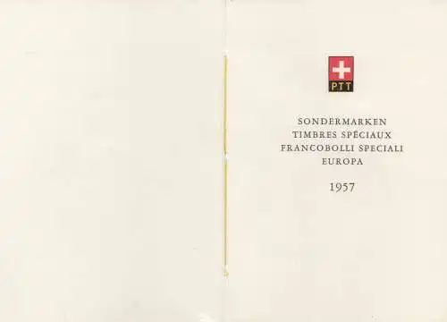 Schweiz: 1957: Sondermarken Europa