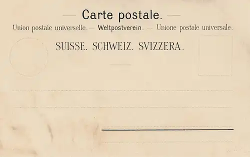 Suisse: Carte de vue Grand Hotel Hof Ragatz