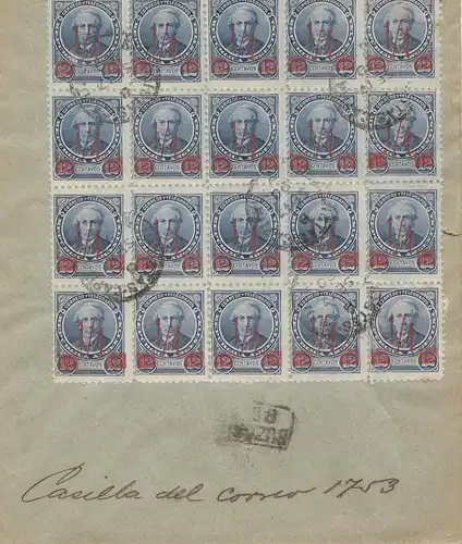 Argentine: Lettre de Bozonistas Capital 1890 to Bonados