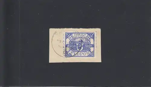 Feldpost: MiNr. 13b auf Briefstück, Datum 14.4.1945, BPP Attest