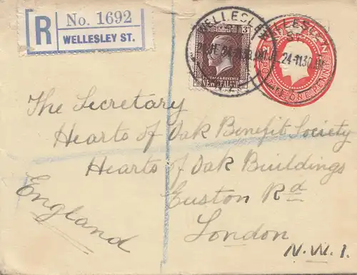 Australia Registered cover to London