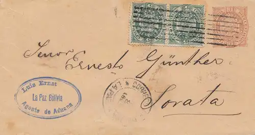 Bolivia/Bolivie: 1893: La Paz to Sorata