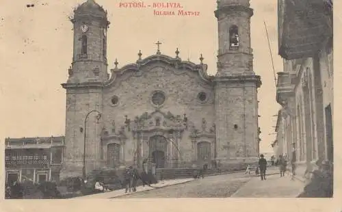 Bolivia/Bolivie: 1925: Post card Potosi to France