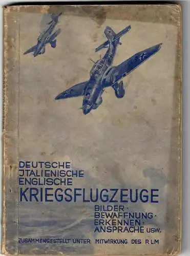 Livre: Allemand, Italien, Aérodrome de guerre, Détection, photos 1940