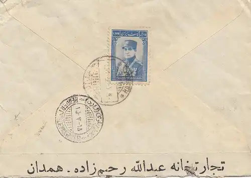 letter Hamadan to Hamburg