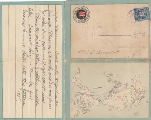 Japan 1911; Moji to Philadelphia, very interessting