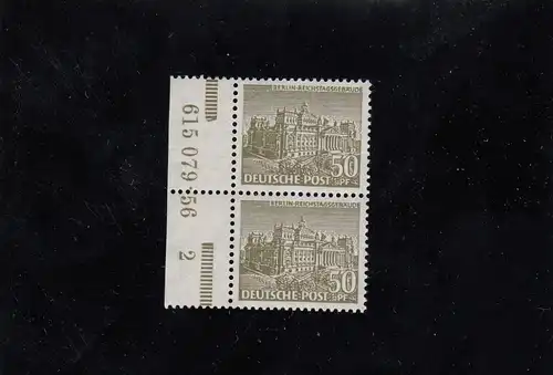 Berlin: MiNr. 53 HAN, senkrechtes Paar, postfrisch, **