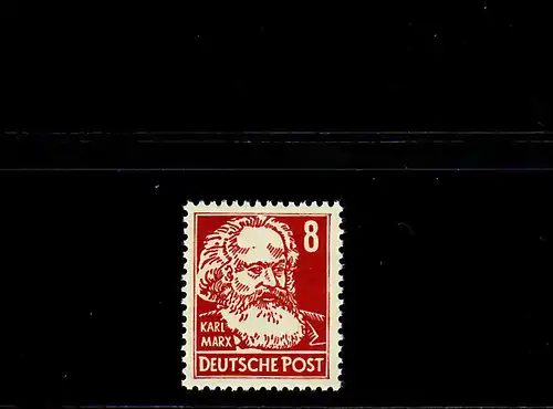 DDR: MiNr. 329 vXI G, postfrisch, auf der Gummierung Druck