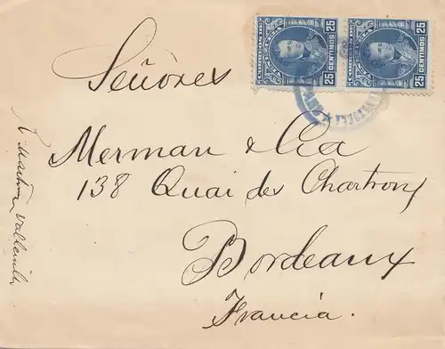 Venezuela letter to Bordeaux/France