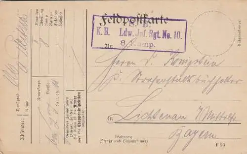 4x FP-Karten: 6. Armee, aus. milit. Gründen verzögert, Kraftwerk, Inf. Reg. 10