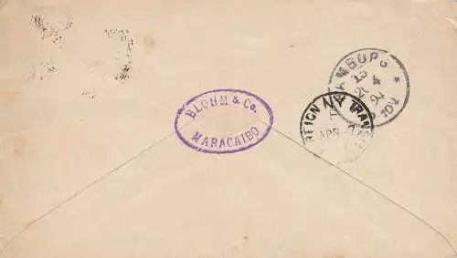 Maracaibo 1894 to Hamburg