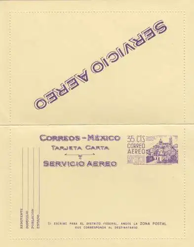 4x cartes postales mexicaines, unused