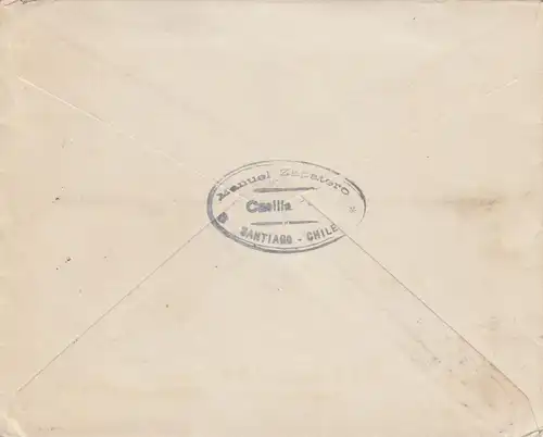 Letter from Santiago to Leipzig.