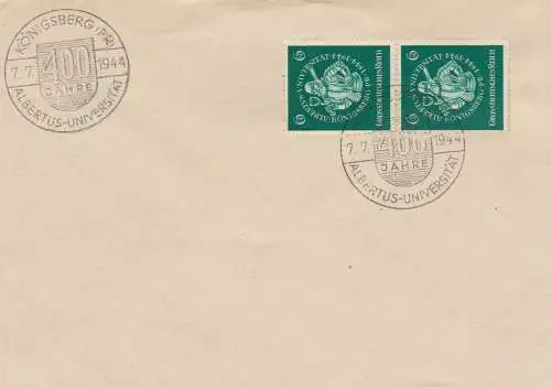 Certificat spécial de marque blanche 1944: Königsberg: 400 ans Université Albertus