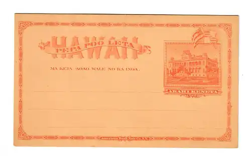 Hawai: Post card unused