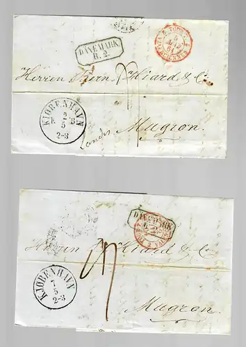 2x covers from Denmark/Kobenhaven to Mugron/France