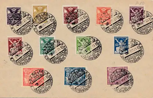 Congrès des sionistes en République tchèque - Karlovy Vary 1923 Tampon spécial