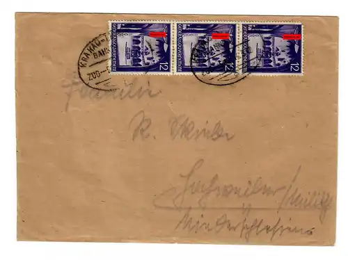 GG Bahnpoststempel: Krakau - Lemberg, Zug Nr. 512