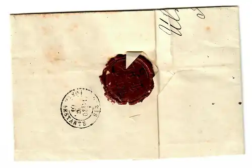 Einschreiben Ulm 1880 - Stadtpost Büro Stempel nach Paris, Inhalt