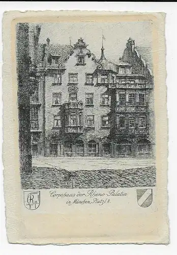 Studentika: Corps de la Palatia Rheno, Munich, 1929 à Berlin