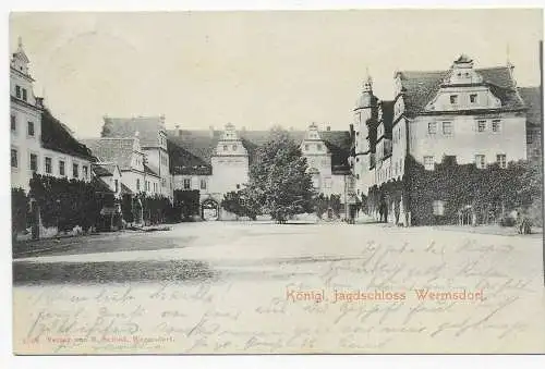 Carte de vue Chasse-chloo Wermsdorf, 905 d'après Dresde