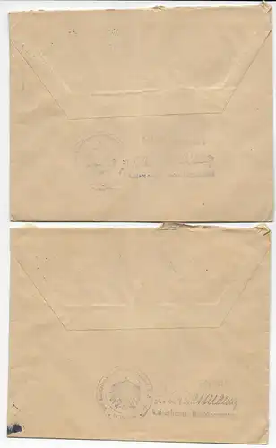 16x Lettres de banque Bruxelles - Francfort, censure 1915-1918