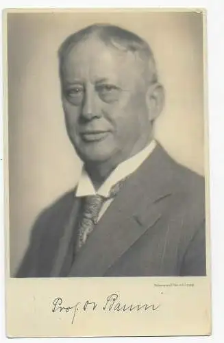 Prof. Dr. Baum, Veterinärmediziner imt Autogramm, Leipzig 1930 nach Berlin, Text