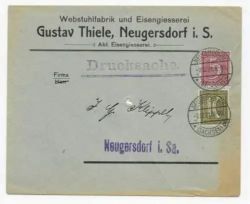 Neugersdorf Eisengieserei, impressions 1921