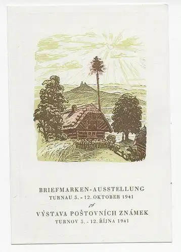 Briefmarken Ausstellung Turnau 1941, Sonderstempel