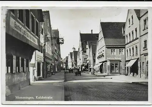 Ansichtskarte Memmingen 1941 als Feldpost nach Holzkirchen STALAG VII G