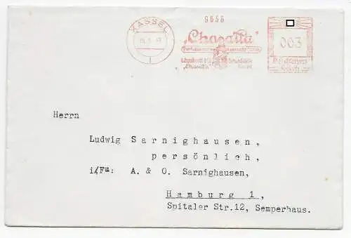 Kassel 1942: Thematik Schuhe Leder nach Hamburg