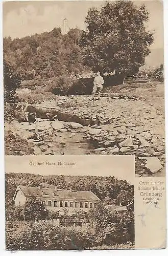 Carte de vue Grünberg après Vienne, 1942