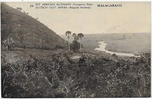Ansichtskarte Belgisch Kongo, Besetzung DOA, 1920: Malagarassi